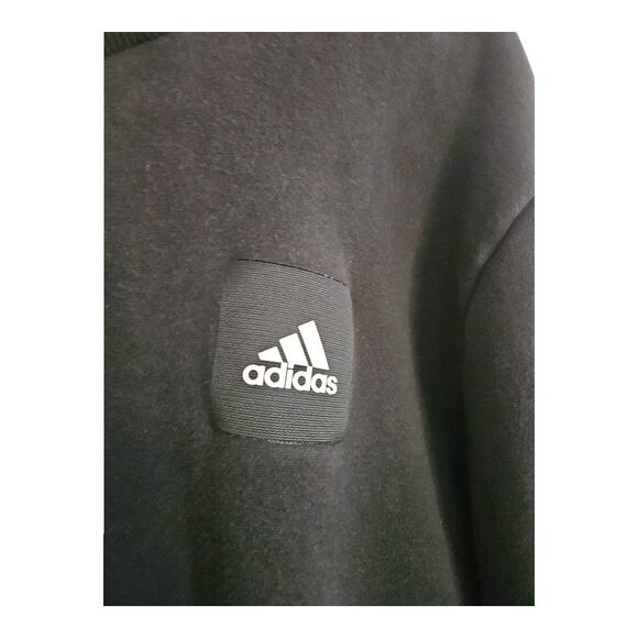 USED IN GREAT CONDITION Men's Adidas Pullover Sweatshirt in Black (Size: Large) - Picture 3 of 4